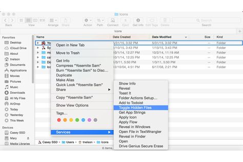 Hidden Files Mac Yosemite App